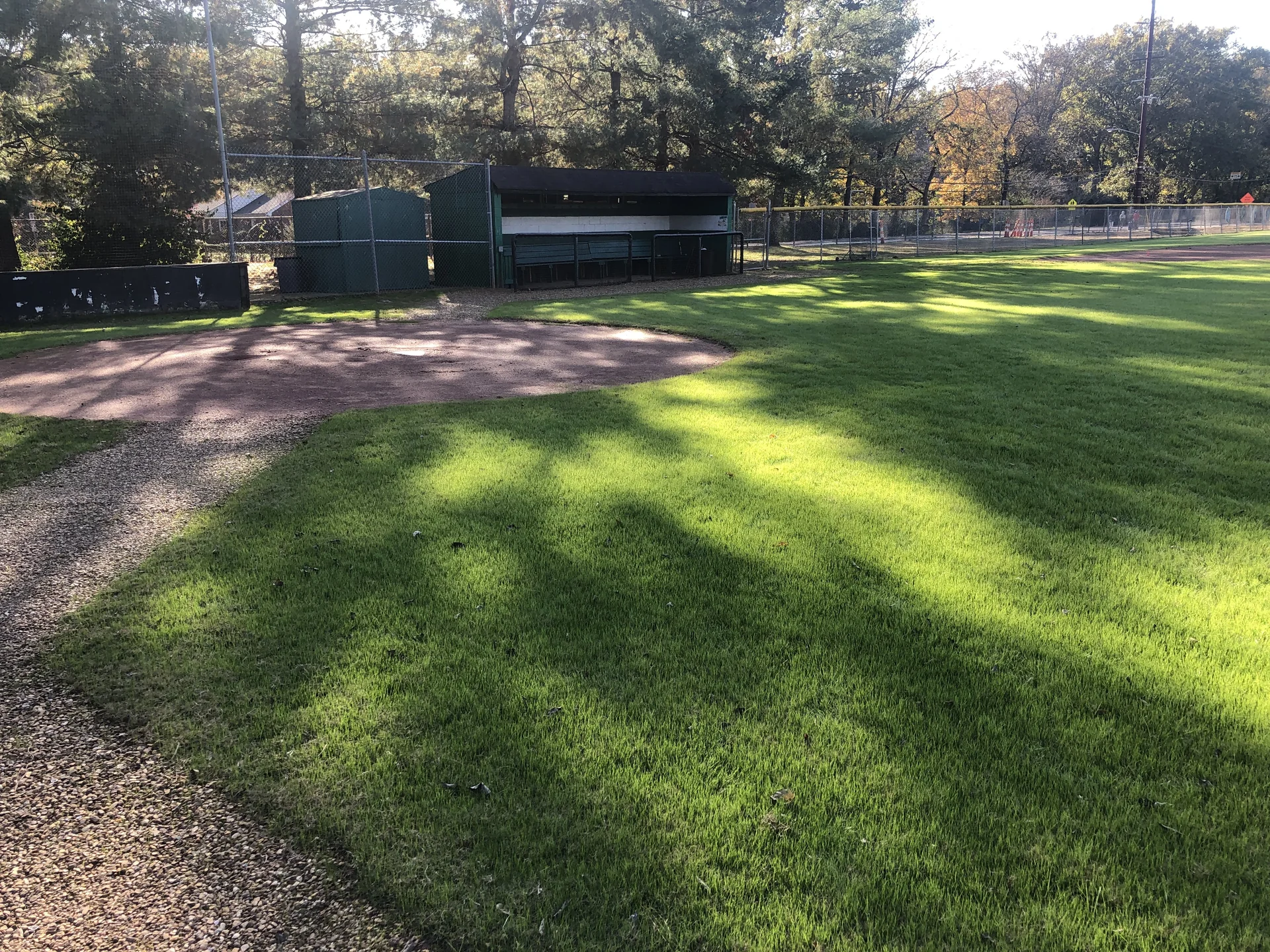 Beautiful ball field with professionally maintained turf by Mr. Lawn Care Middle Tennessee