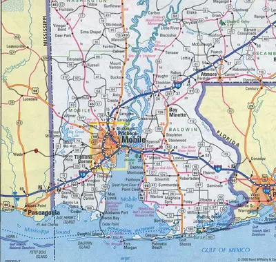 Mobile, AL area () in Middle Tennessee